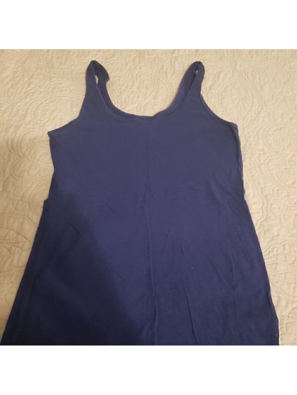 No Boundaries tank top - Large (11-13) Junior slim fit.  Navy.